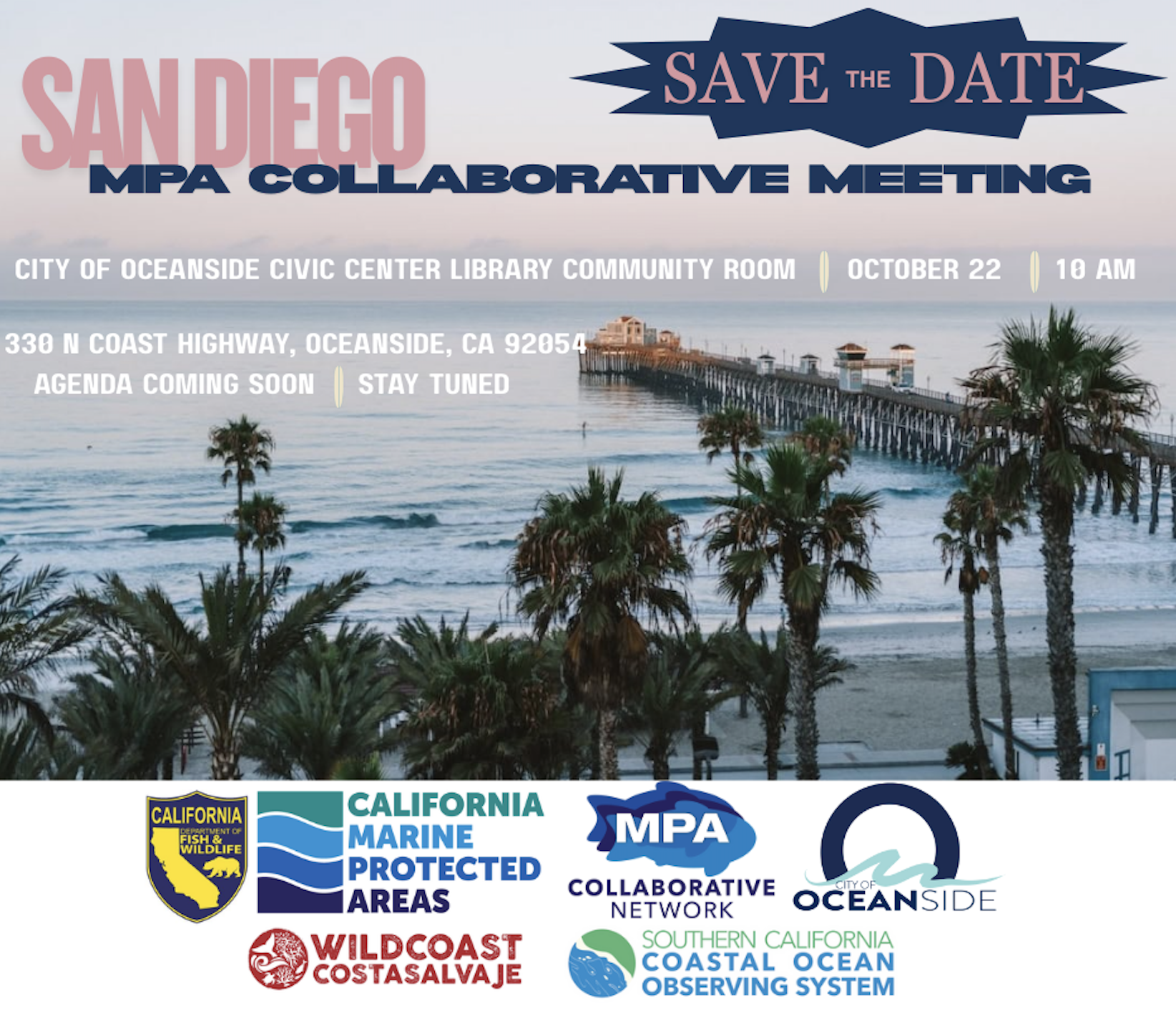 Next San Diego MPA Collaborative Meeting – Oct. 22 in Oceanside